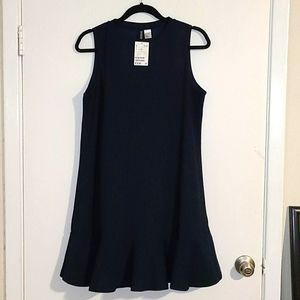 NWT H&M dark navy shift dress
